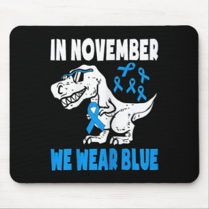 Mousepad Crianças Em Novembro Vestimos A Consciência da Dia