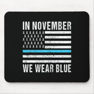 Mousepad Crianças Em Novembro Vestimos a consciência da dia