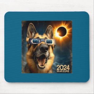 Mousepad Crianças engraçadas selfie pastor alemão feminino