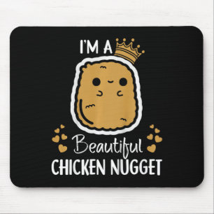 Mousepad Crianças Eu Sou Um Belo Nugget De Frango Vida De N