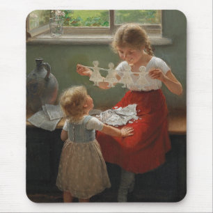 Mousepad Crianças Fazeres Silhuettes (Crianças Cutes Brinca