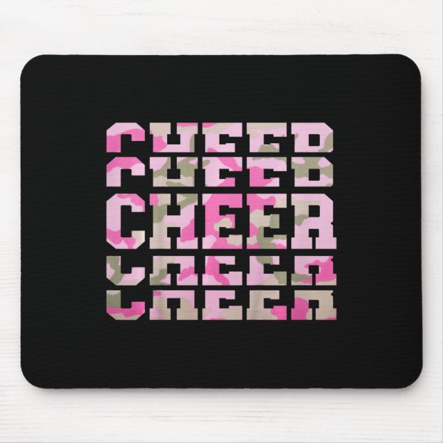 Mousepad Crianças Fofo Camuflagem Animando Para Equipe De C (Frente)