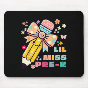 Mousepad Crianças Little Miss Pré K Arco de Lápis Para Meni