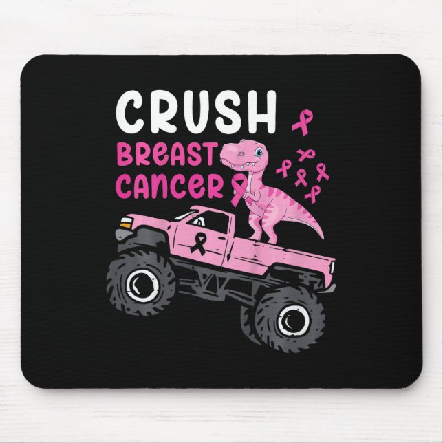 Mousepad Crianças Monstro Caminhão Dinossauro Esmagamento C (Frente)
