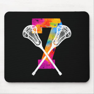 Mousepad Crianças Número 7 Anos Aniversário de 7 de Lacross