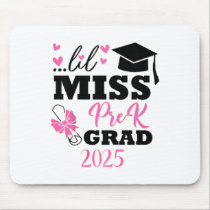 Mousepad Crianças Pequena Senhorita Pré-k Formando Pré-Esco