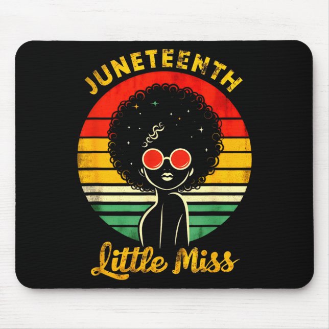 Mousepad Crianças pequenas perdem Juneteenth celebram garot (Frente)