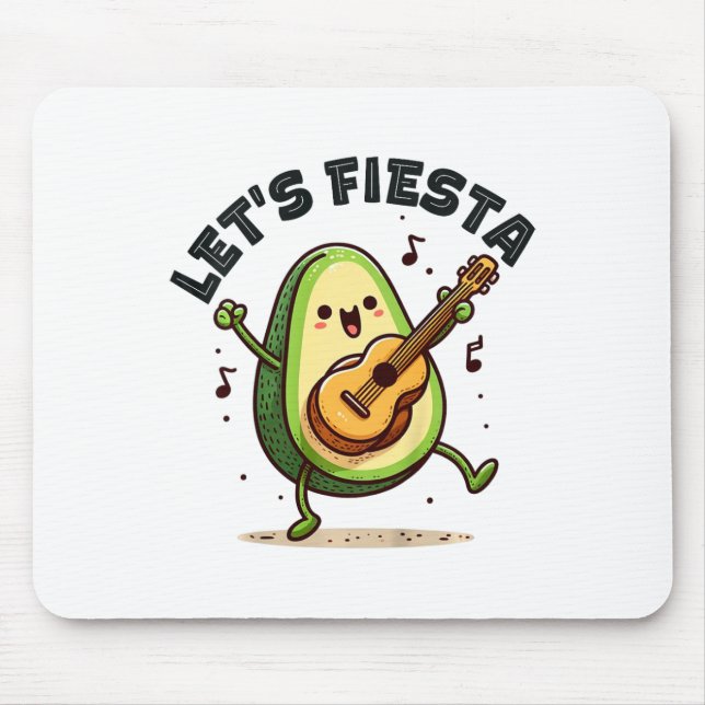 Mousepad Crianças Permitem Fiesta 5 Cinco Cinco De Mayo Par (Frente)