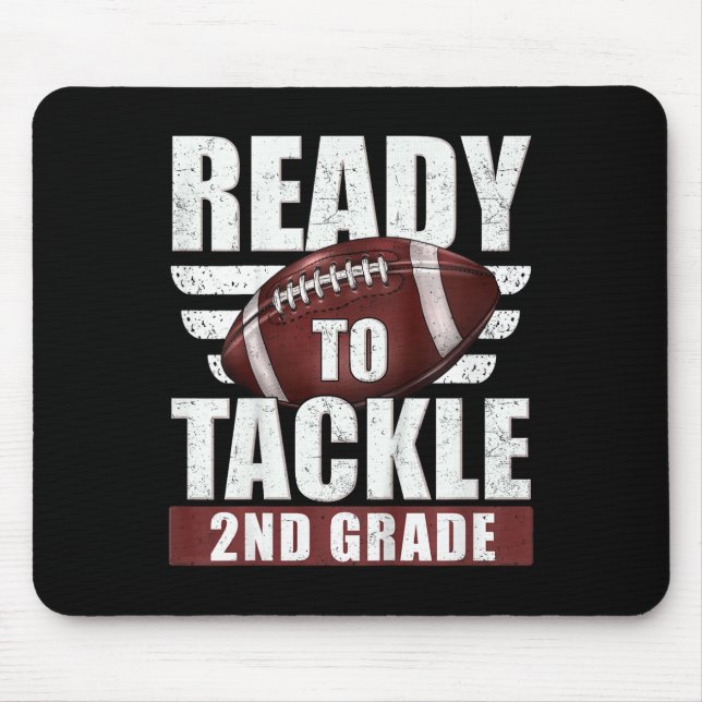 Mousepad Crianças Prontas Para Combater O Futebol Do segund (Frente)