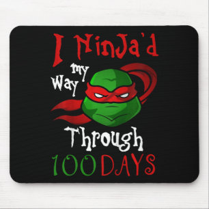Mousepad Crianças que eu ninja ia passar por 100 dias.