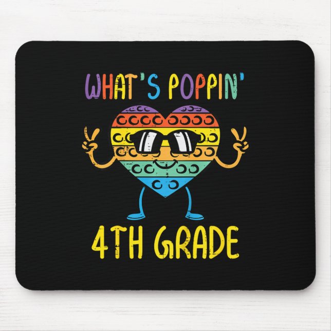 Mousepad Crianças Que Poppin 4º Grau Fidget Pop Fi (Frente)