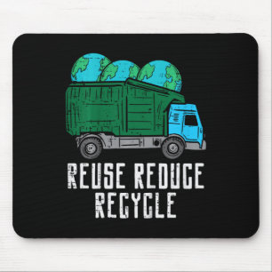 Mousepad Crianças Reutilizam Comboio de Reciclar Reduzido C