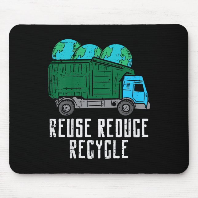Mousepad Crianças Reutilizam Lixo de Reciclares (Frente)