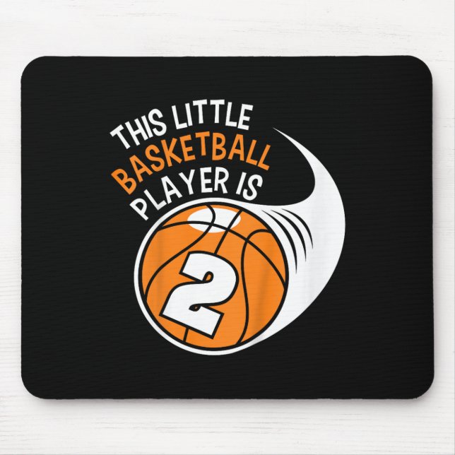 Mousepad Crianças segundos aniversários Bysketbyll Esporte  (Frente)
