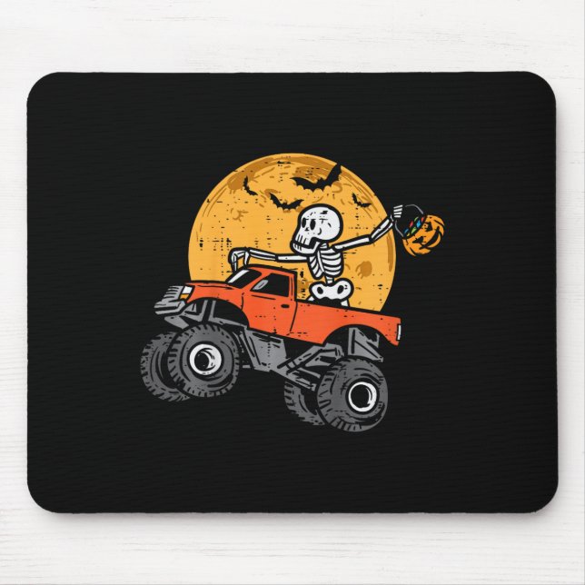 Mousepad Crianças Skeleton Monster Truck Moon Candy Toddler (Frente)