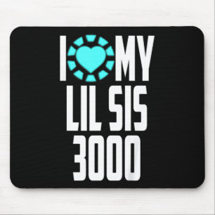 Mousepad Crianças Super Herói Filme Citação Eu Amo Meu Lil