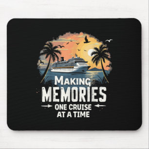 Mousepad Criando Memórias Uma Viagem de Cruzeiro de Cada Ve
