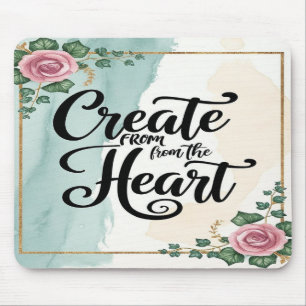 Mousepad Criar a partir do coração opção 3