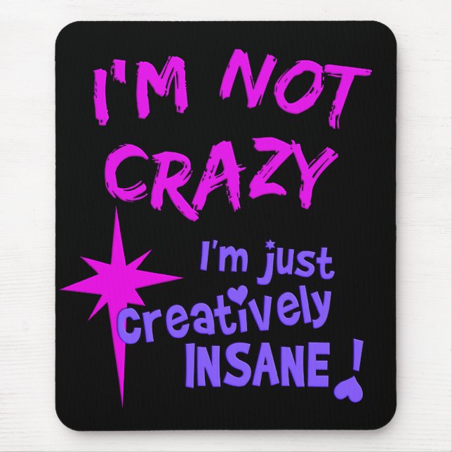 Mousepad criativamente insano (Frente)