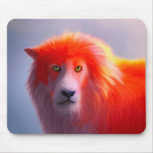 Mousepad Criatura do Leão Laranja