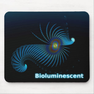 Mousepad Criatura do Mar de Alienígena Bioluminescente