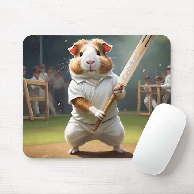 Mousepad Cricket Craze: A Guiné Pigra Grande Combate (Com mouse)