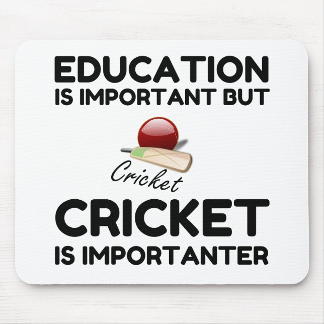 MOUSEPAD CRICKET É IMPORTANTE (Frente)