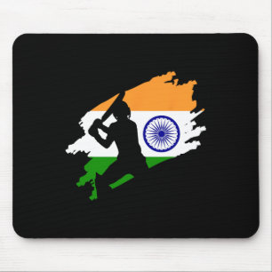 Mousepad Cricket Patriótico Índia Jersey Esportivo Presente