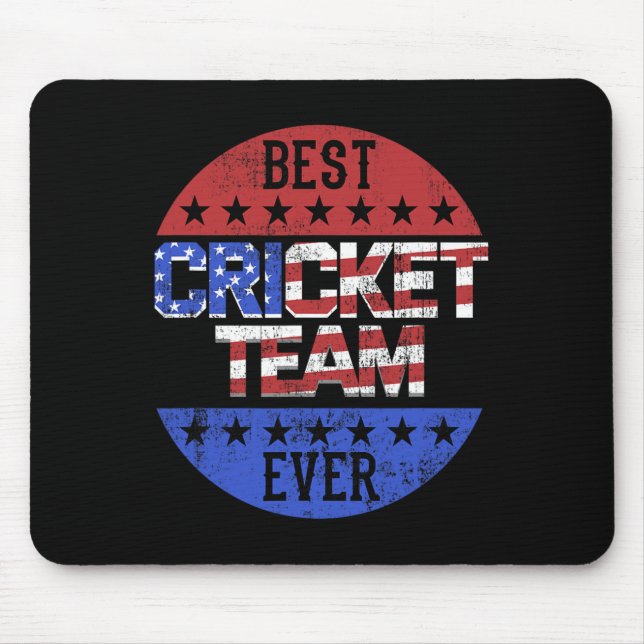 Mousepad Cricket Team Player Independence Day Patriotic Usa (Frente)