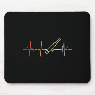 Mousepad Cricket Vintage Batimento Cardíaco do Jogador de C