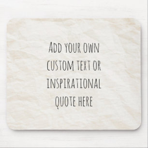 Mousepad Crie a sua própria citação motivacional do Papel V