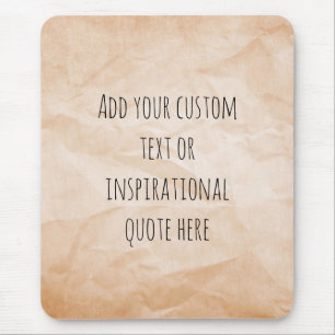 Mousepad Crie a sua própria citação motivacional do Papel V