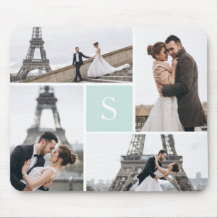 Mousepad Crie A Sua Própria Colagem De 4 Fotografias Com Mo