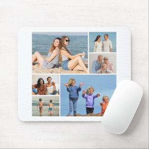 Mousepad Crie a sua própria colagem de 6 fotos