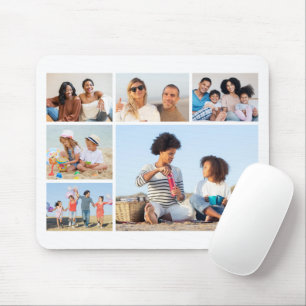 Mousepad Crie a sua própria colagem de 6 fotos