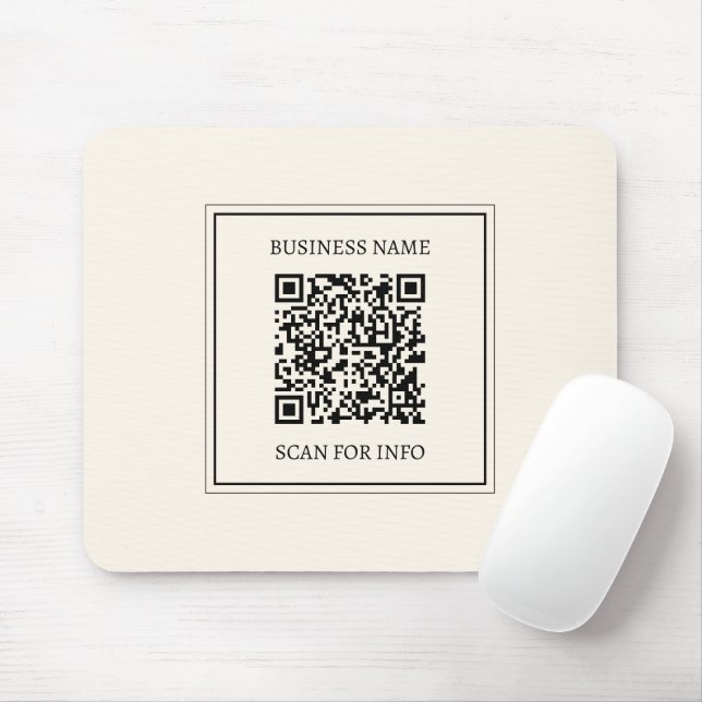 Mousepad Crie instantaneamente um código de QR verificável  (Com mouse)