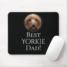 Mousepad Crie o seu melhor Pai de cães Foto personalizada