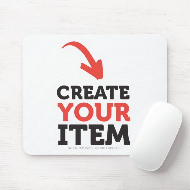 Mousepad CRIE-O-SEU-PRÓPRIO upload de design personalizado  (Com mouse)