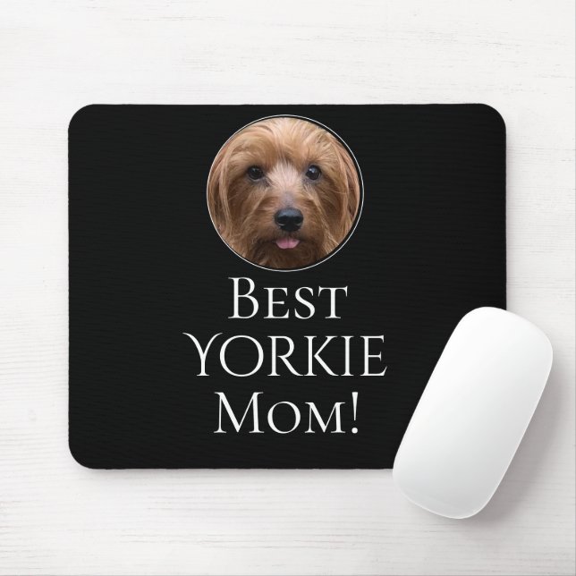 Mousepad Crie seu melhor cachorro Mãe Foto Personalizada (Com mouse)