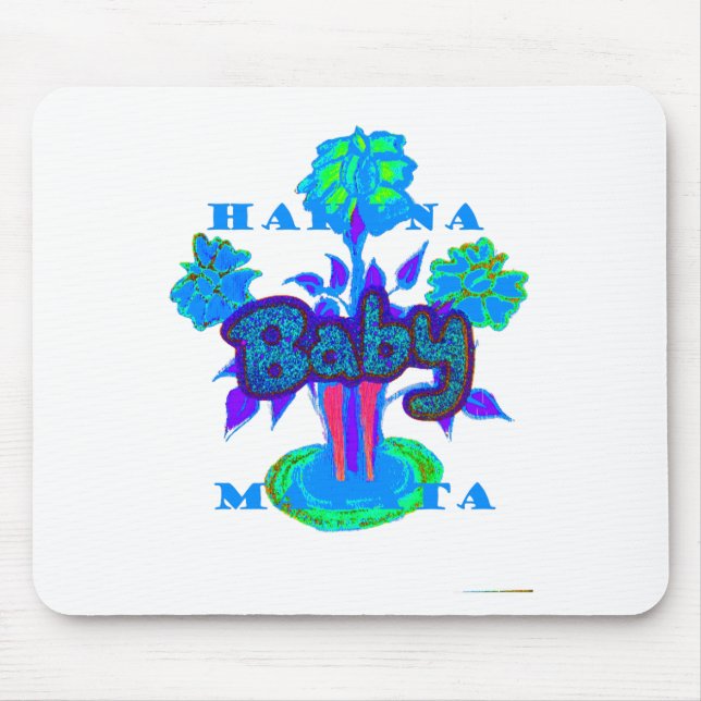 Mousepad Crie Seu Próprio Bonito Bebê Glitter Bonito (Frente)