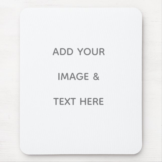 Mousepad Crie seu próprio branco (Frente)