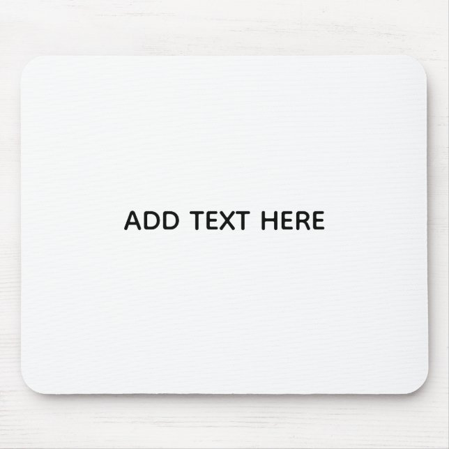 Mousepad Crie seu próprio branco (Frente)