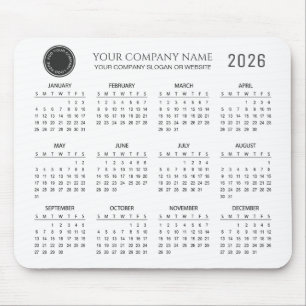 Mousepad Crie seu próprio calendário empresarial 2026