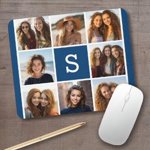 Mousepad Crie seu próprio Monograma Personalizado de Colag