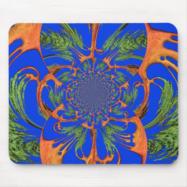 Mousepad Crie seu próprio motif azul do céu africano (Frente)