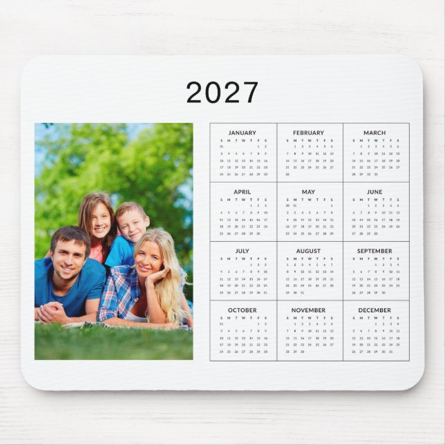 Mousepad Crie Seu Próprio Rato de Computador com Calendário (Frente)
