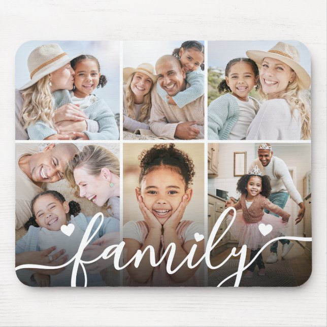 Mousepad Crie Sua Própria Colagem de Fotos (Frente)