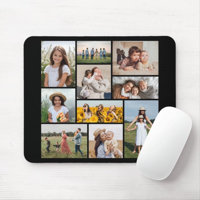 Mousepad Crie sua própria colagem de fotos (Com mouse)