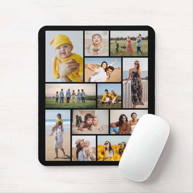 Mousepad Crie Sua Própria Colagem De Fotos 12 (Com mouse)