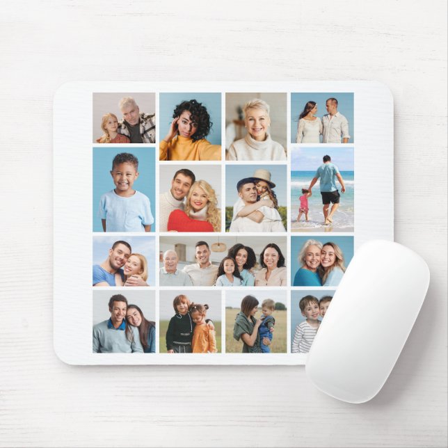Mousepad Crie Sua Própria Colagem De Fotos 15 (Com mouse)